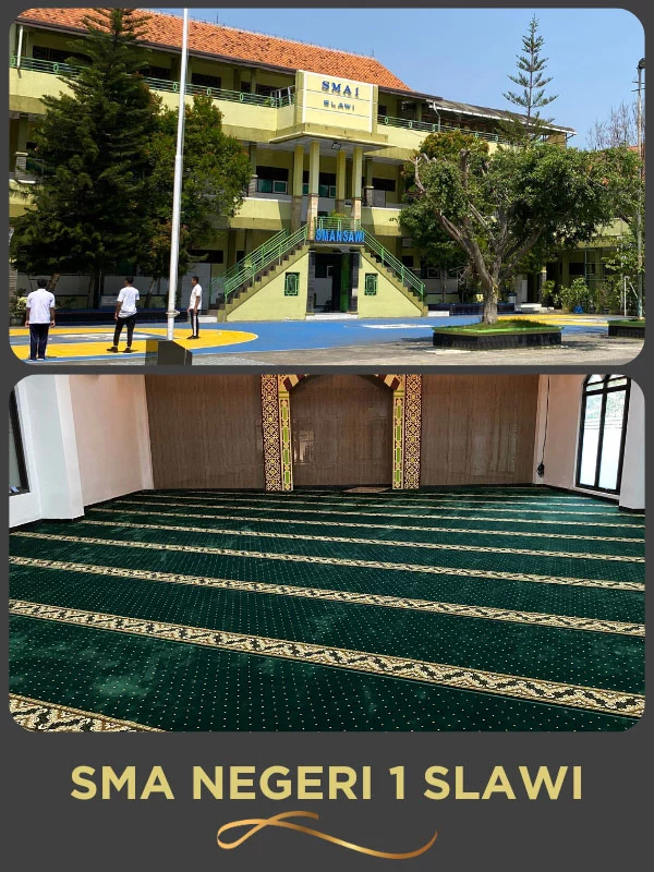 hasil pemasangan masjid sman 1 slawi ads4