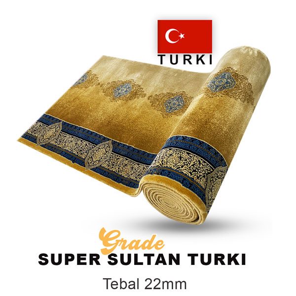 karpet masjid grade super sultan turki raudah